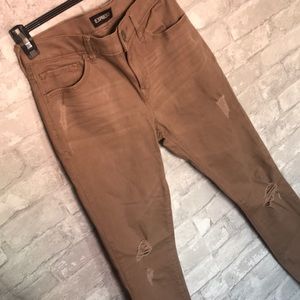 EXPRESS | Stretch ankle legging mid rise pants